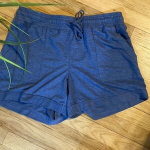 Rbx sweat shorts blue large